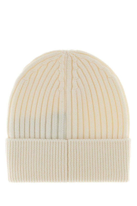 Шерстяная шапка цвета слоновой кости, многоцветная, MONCLER GRENOBLE (L20973B0000104761)