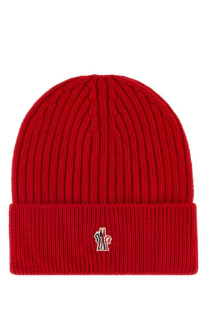 Red wool beanie hat MONCLER GRENOBLE (L20973B0000104761)