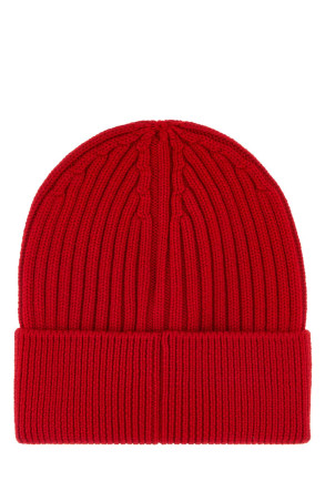 Red wool beanie hat MONCLER GRENOBLE (L20973B0000104761)