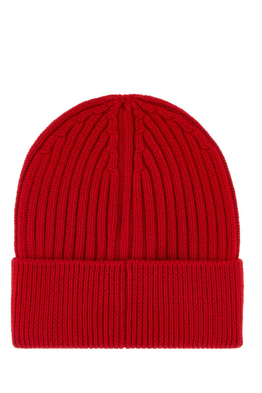 Красная шерстяная шапка-бейсболка MONCLER GRENOBLE (L20973B0000104761)