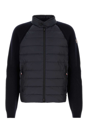 Midnight blue wool blend jacket MONCLER GRENOBLE (L20979B00003M1122)