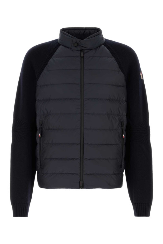 Жакет из шерстяной смеси цвета «полуночный синий» MONCLER GRENOBLE (L20979B00003M1122)