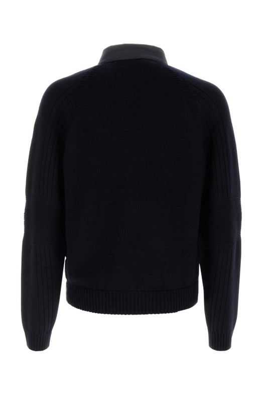 Жакет из шерстяной смеси цвета «полуночный синий» MONCLER GRENOBLE (L20979B00003M1122)