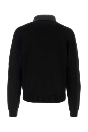 Black wool blend jacket Black MONCLER GRENOBLE (L20979B00003M1122)