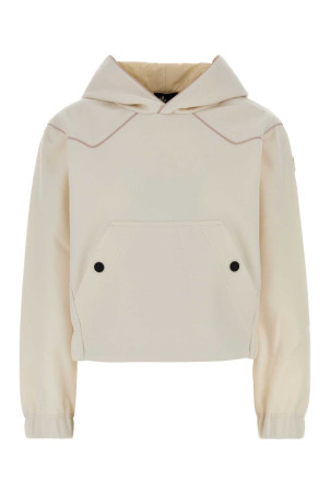 Ivory flannel sweatshirt MONCLER GRENOBLE (L20988G0001289B08)