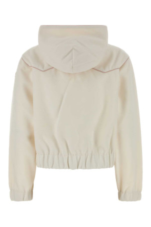 Ivory flannel sweatshirt MONCLER GRENOBLE (L20988G0001289B08)