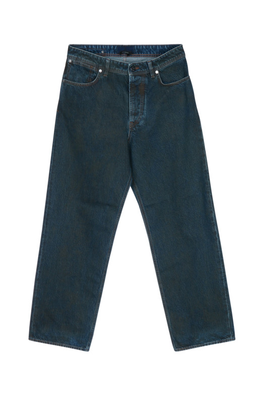TROUSERS - BLUE BLACK STONE ISLAND (L2S14J100006S0J40)