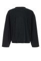 Black cotton oversize t-shirt Black PURPLE DENIM (M2039TJBP426)