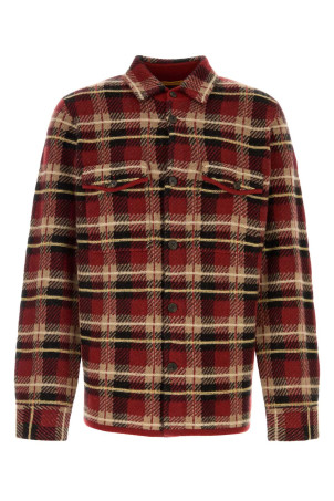 Embroidered cashmere Plaid shirt GUEST IN RESIDENCE (M35710AM)