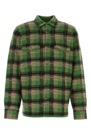Embroidered cashmere Plaid shirt GUEST IN RESIDENCE (M35710AM)