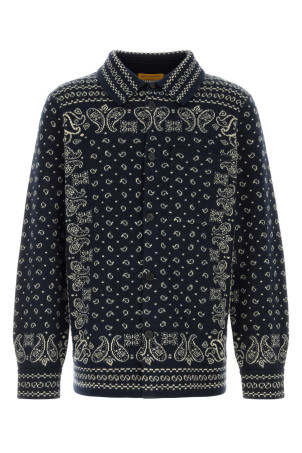 Embroidered cashmere Wild Rag shirt GUEST IN RESIDENCE (M35810AM)