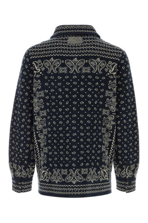 Embroidered cashmere Wild Rag shirt GUEST IN RESIDENCE (M35810AM)