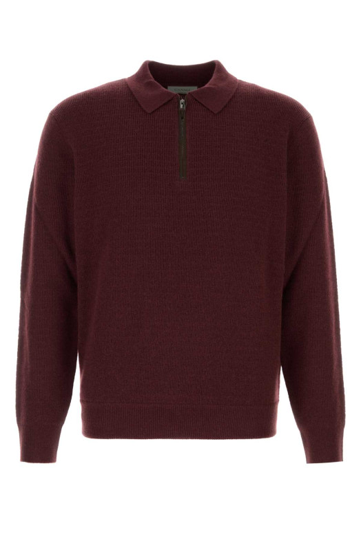 Grape wool blend polo shirt CANALI (MK02547C1237)