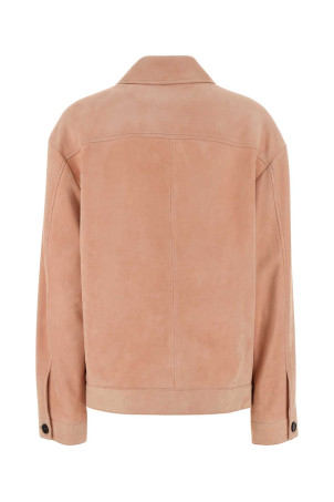 Pink suede jacket MIU MIU (MPW054SOOO19QL)