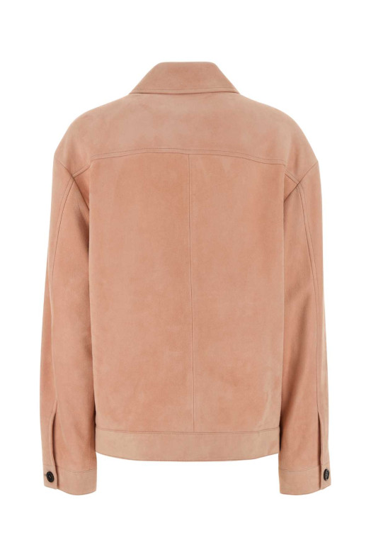 Pink suede jacket MIU MIU (MPW054SOOO19QL)