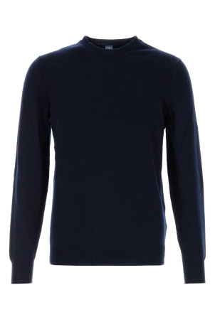 Midnight blue cashmere sweater Blue FEDELI (MU006476)