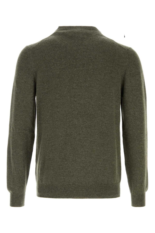 Olive green cashmere sweater FEDELI (MU006476)
