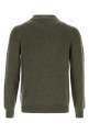 Olive green cashmere sweater FEDELI (MU006476)