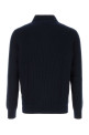 Midnight blue wool blend polo shirt FEDELI (MU006551)