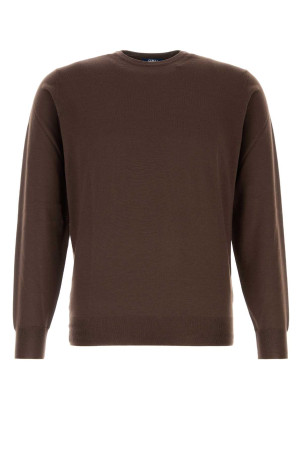 Chocolate wool sweater FEDELI (MU007012)