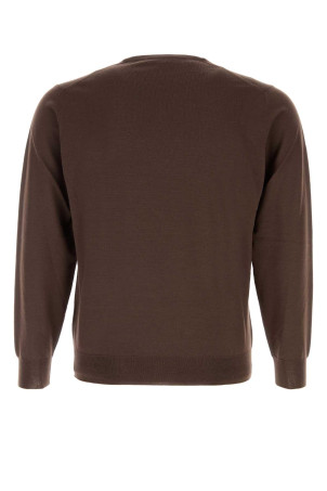 Chocolate wool sweater FEDELI (MU007012)