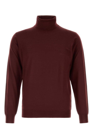 Burgundy wool sweater FEDELI (MU007013)