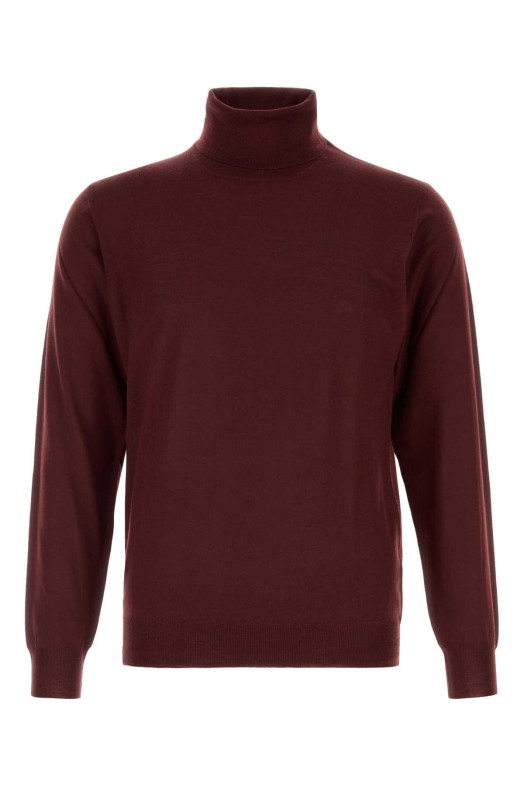 Burgundy wool sweater FEDELI (MU007013)