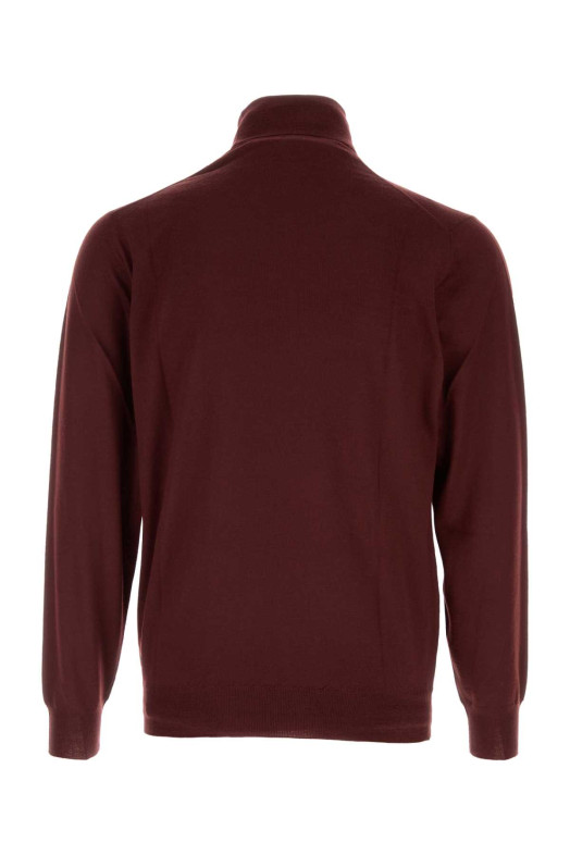 Burgundy wool sweater FEDELI (MU007013)