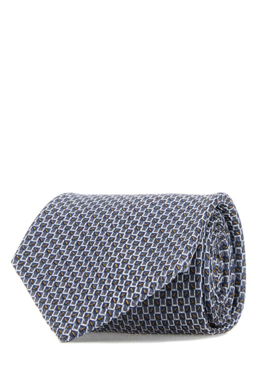 Embroidered silk tie BRIONI (O61D00OD412)