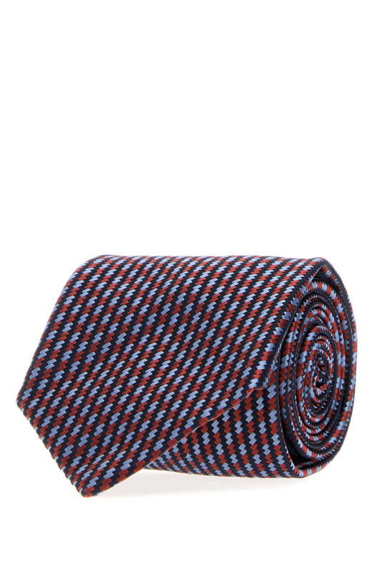 Embroidered silk tie BRIONI (O61D00OD426)