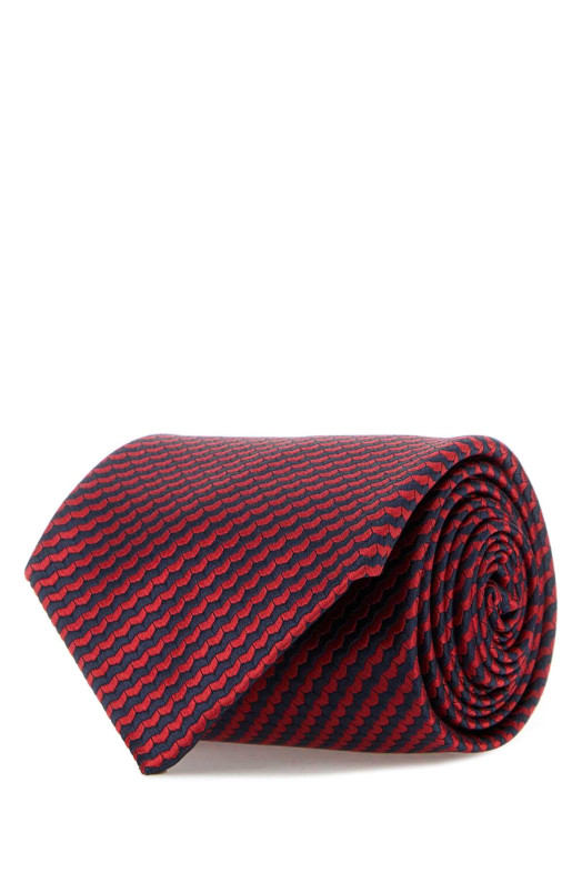 Embroidered silk tie BRIONI (O61D00OD427)