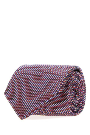Embroidered silk tie BRIONI (O61D00OD428)