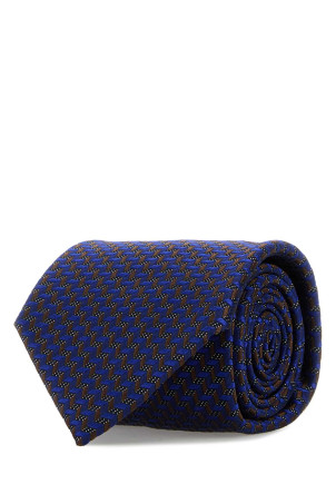 Embroidered silk tie BRIONI (O61D00OD431)