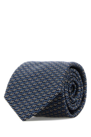 Embroidered silk tie BRIONI (O61D00OD432)