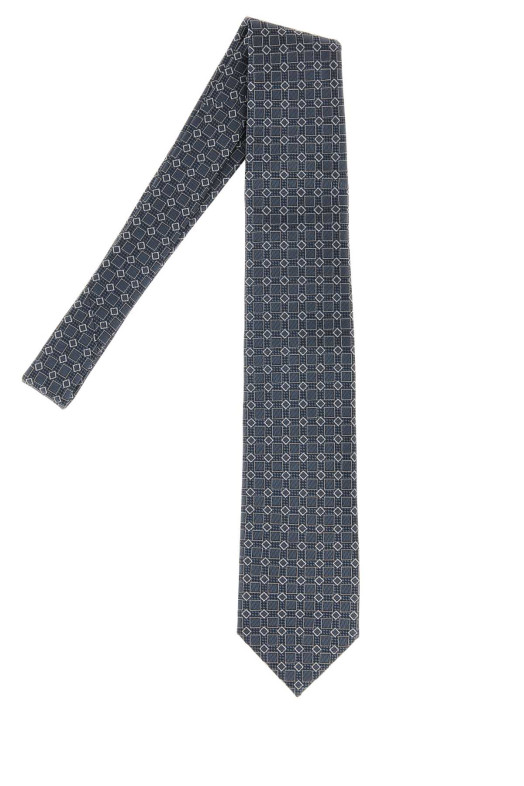 Embroidered silk tie BRIONI (O61D00OD443)