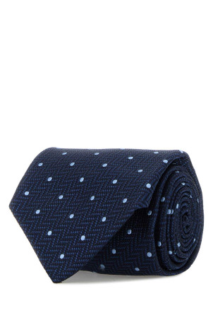 Embroidered silk tie BRIONI (O61D00OD496)