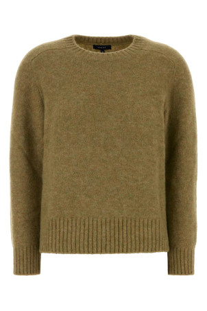 Sage green wool blend Envie sweater SOEUR (PUL1321ENVIE)