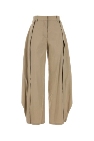 Beige cotton blend wide-leg pant Beige LOEWE (S359Y04XJ9)