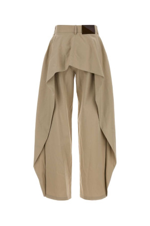Beige cotton blend wide-leg pant Beige LOEWE (S359Y04XJ9)