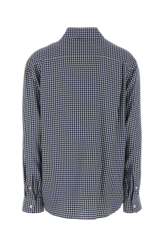 Embroidered twill shirt BLUE LOEWE (S540Y05XE5)