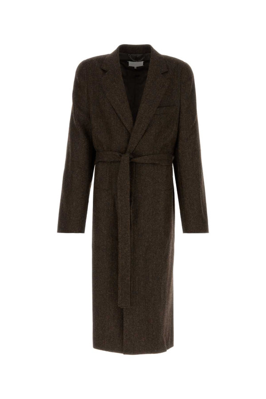 HERRINGBONE WRAPPED COAT MAISON MARGIELA (S67AA0087S54246)