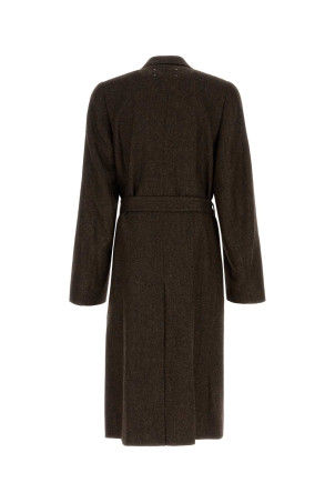 HERRINGBONE WRAPPED COAT MAISON MARGIELA (S67AA0087S54246)