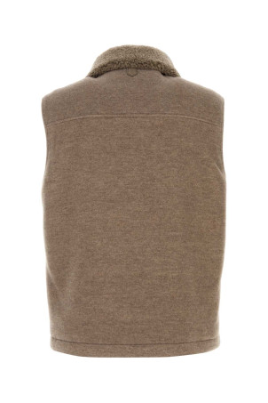 Cappuccino wool blend vest CANALI (SG0351741107)