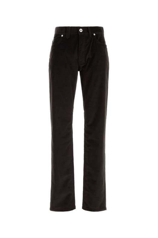 Dark brown stretch corduroy pant BRIONI (SPYB0LO9043)