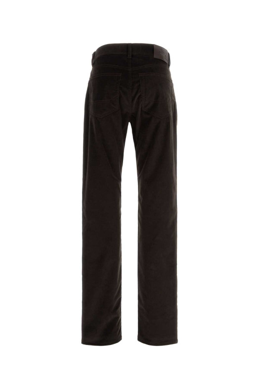 Dark brown stretch corduroy pant BRIONI (SPYB0LO9043)