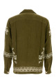 Khaki cotton Tulum shirt BAZISZT (SR16012)