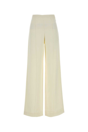 Ivory crepe wide-leg Marlene pant Beige TALLER MARMO (TMPF2614101)