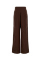 Chocolate crepe wide-leg Marlene pant TALLER MARMO (TMPF2614711)