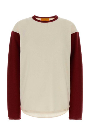 Ivory cashmere oversize Baseball sweater GUEST IN RESIDENCE (U45910JL)