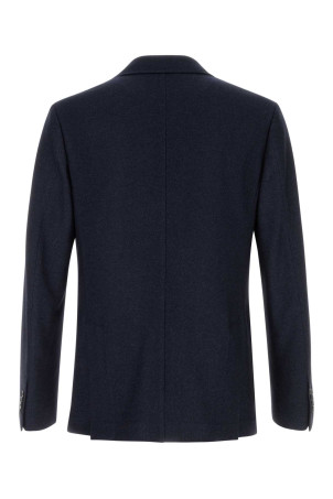 Midnight blue silk and cashmere blazer BRIONI (UJVV0LOE613)